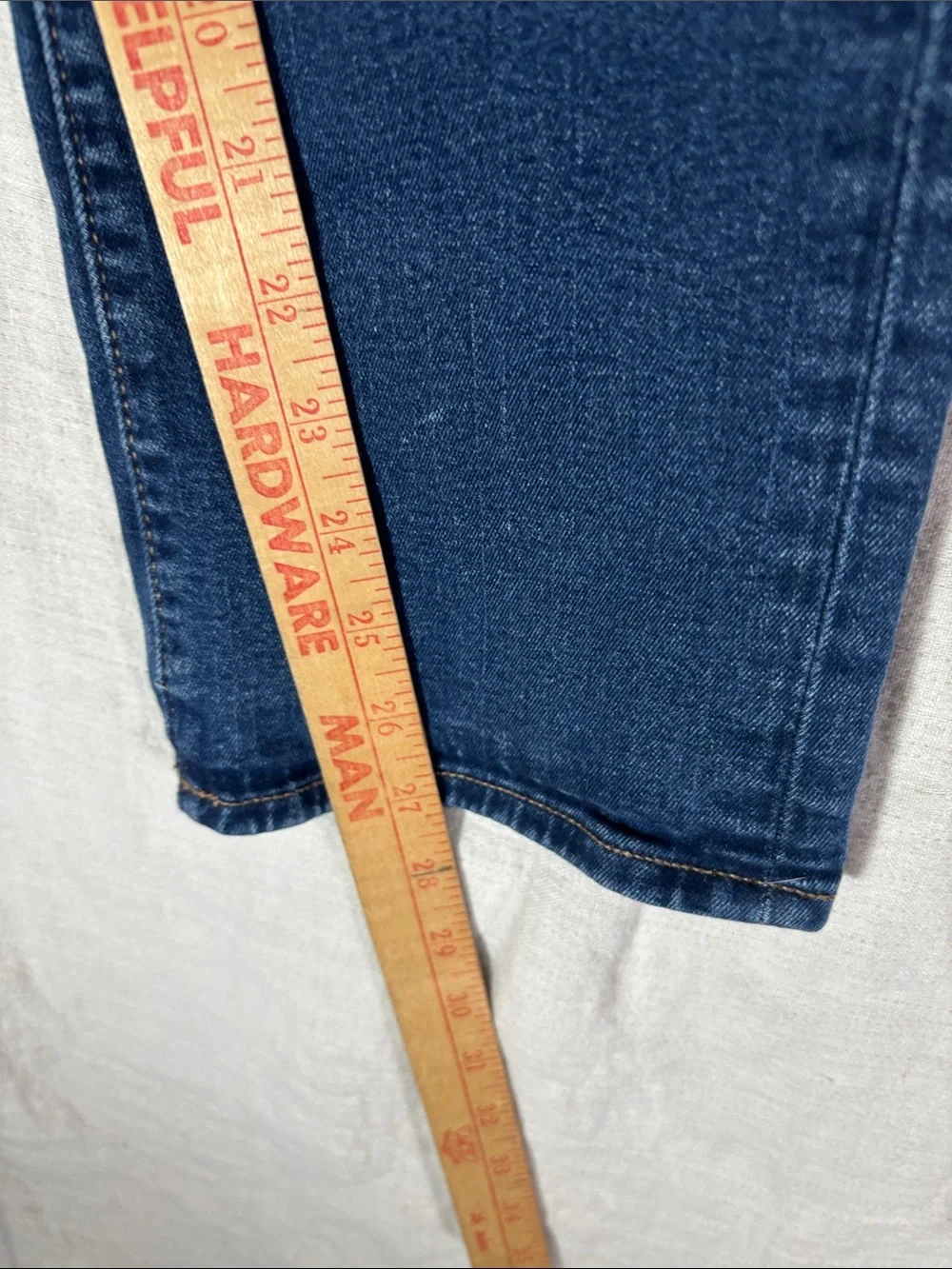 Old Navy Boys/Teens Deep Indigo Straight-Leg Jeans Adjustable Waist 14 Plus